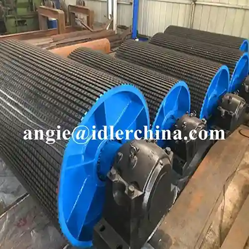 Ceramic Lagging Belt Conveyor Pulley